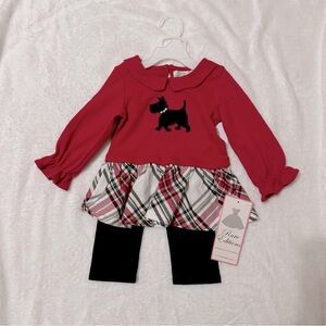 Scottie dog Christmas set